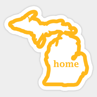 Michigan Home Sticker